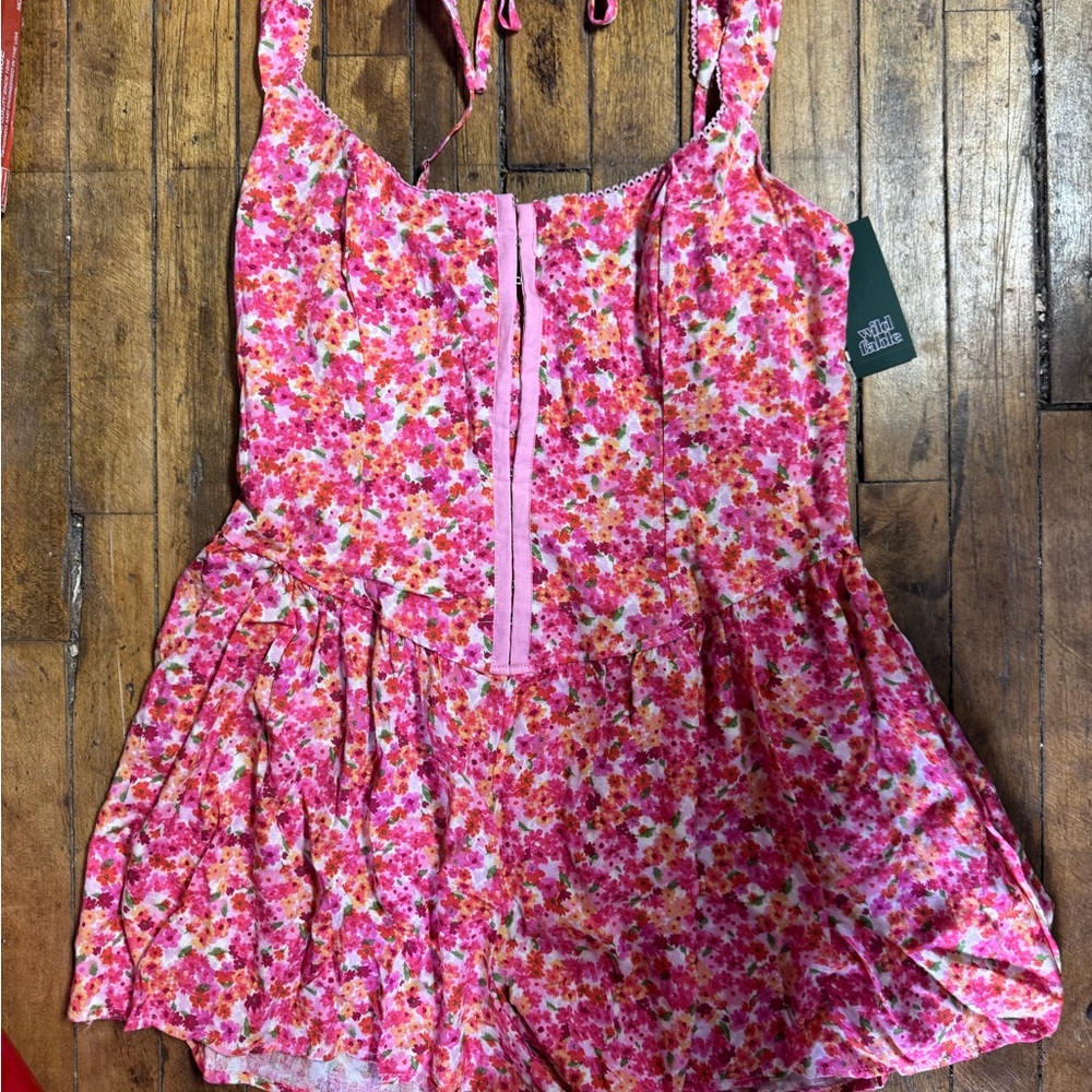 wild fable Pink Floral Romper